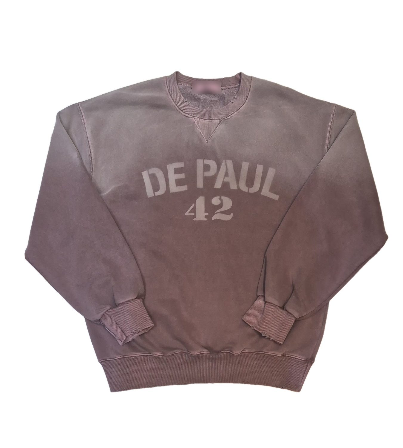 DE PAUL 42 피그먼트 워싱 맨투맨 3
