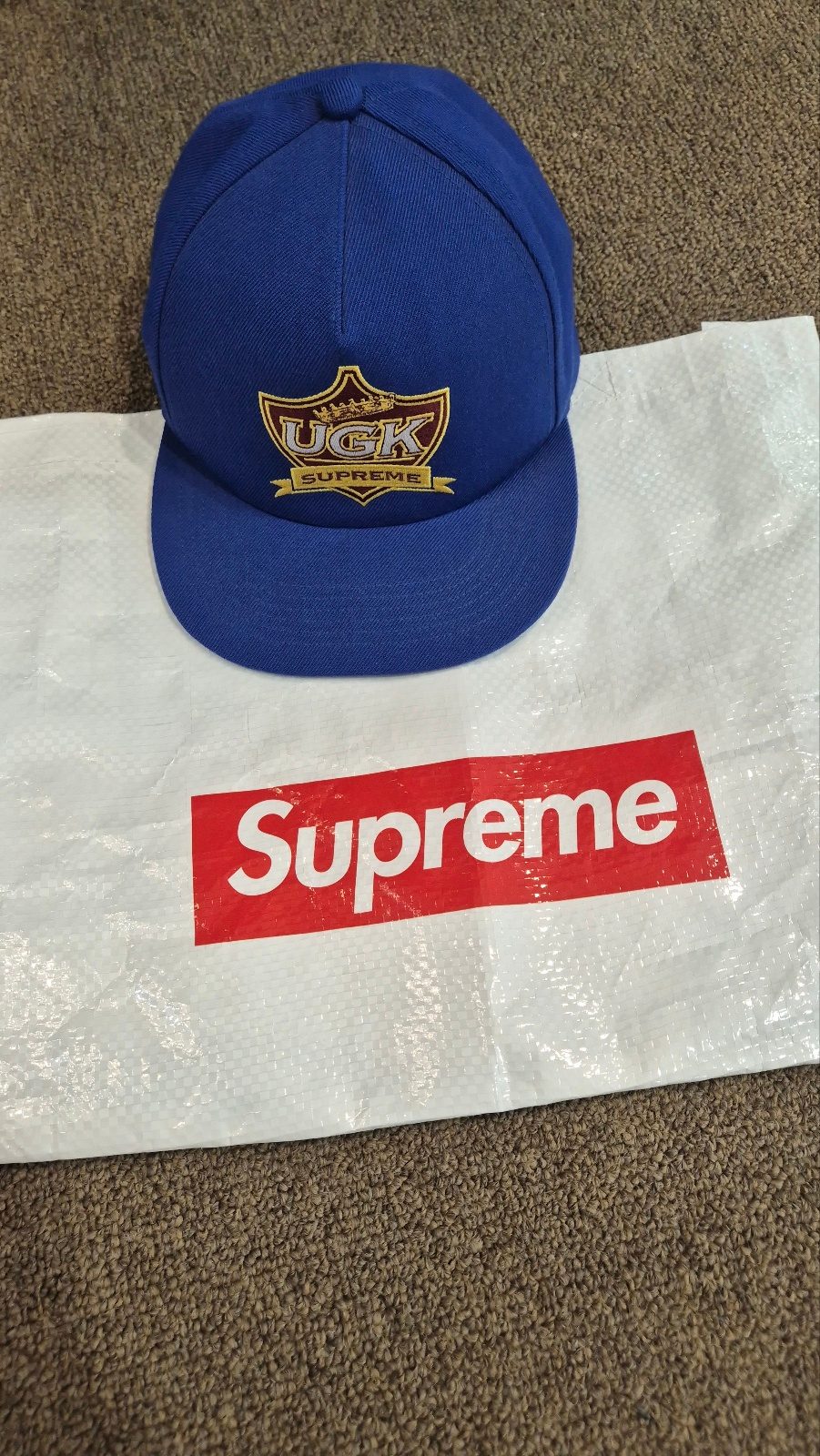 UGK 5패널 캡 ss24 Royal 슈프림 캡