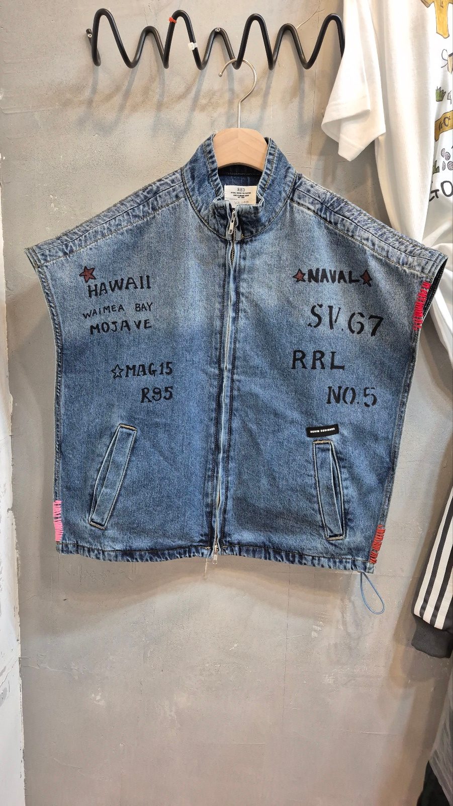 빈티지ST.반팔 데님 자켓