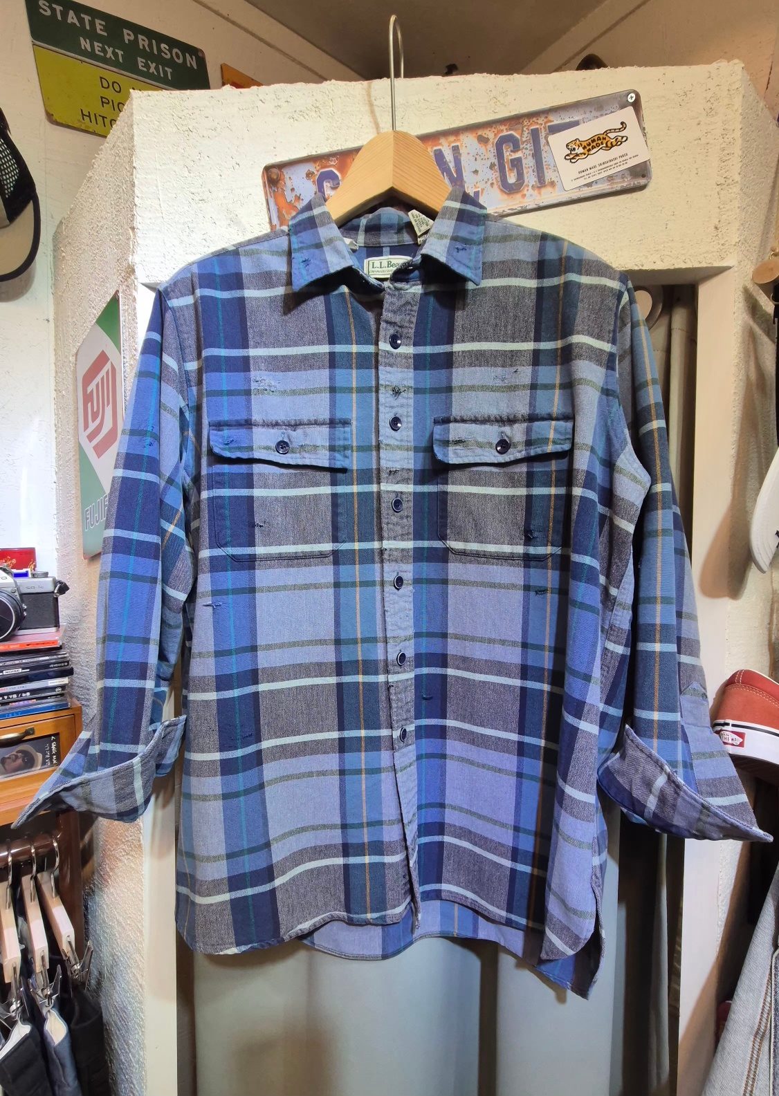L.L.Bean 샤모아 클로스 플란넬 셔츠 (빈티지) 2