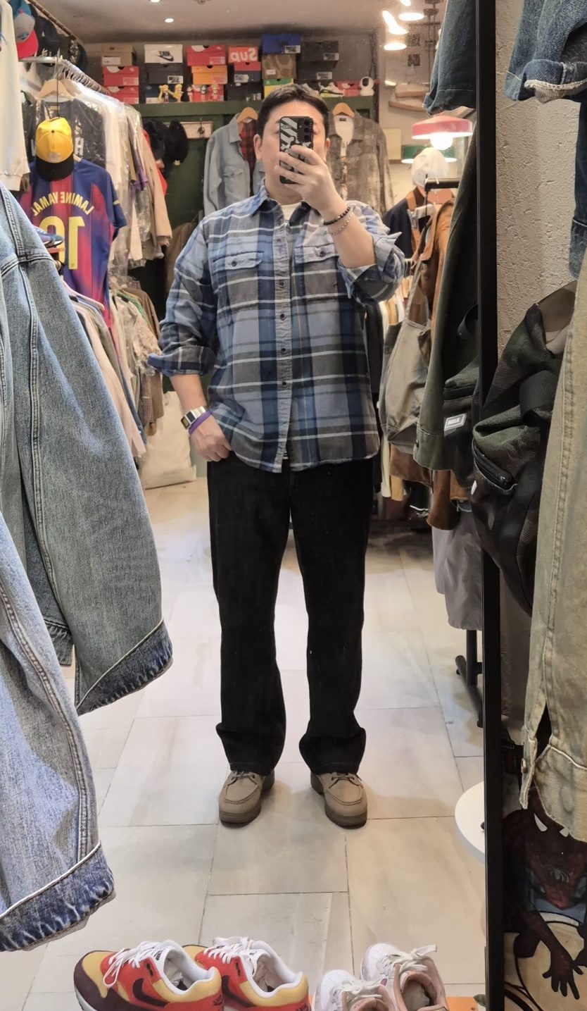 L.L.Bean 샤모아 클로스 플란넬 셔츠 (빈티지) 3