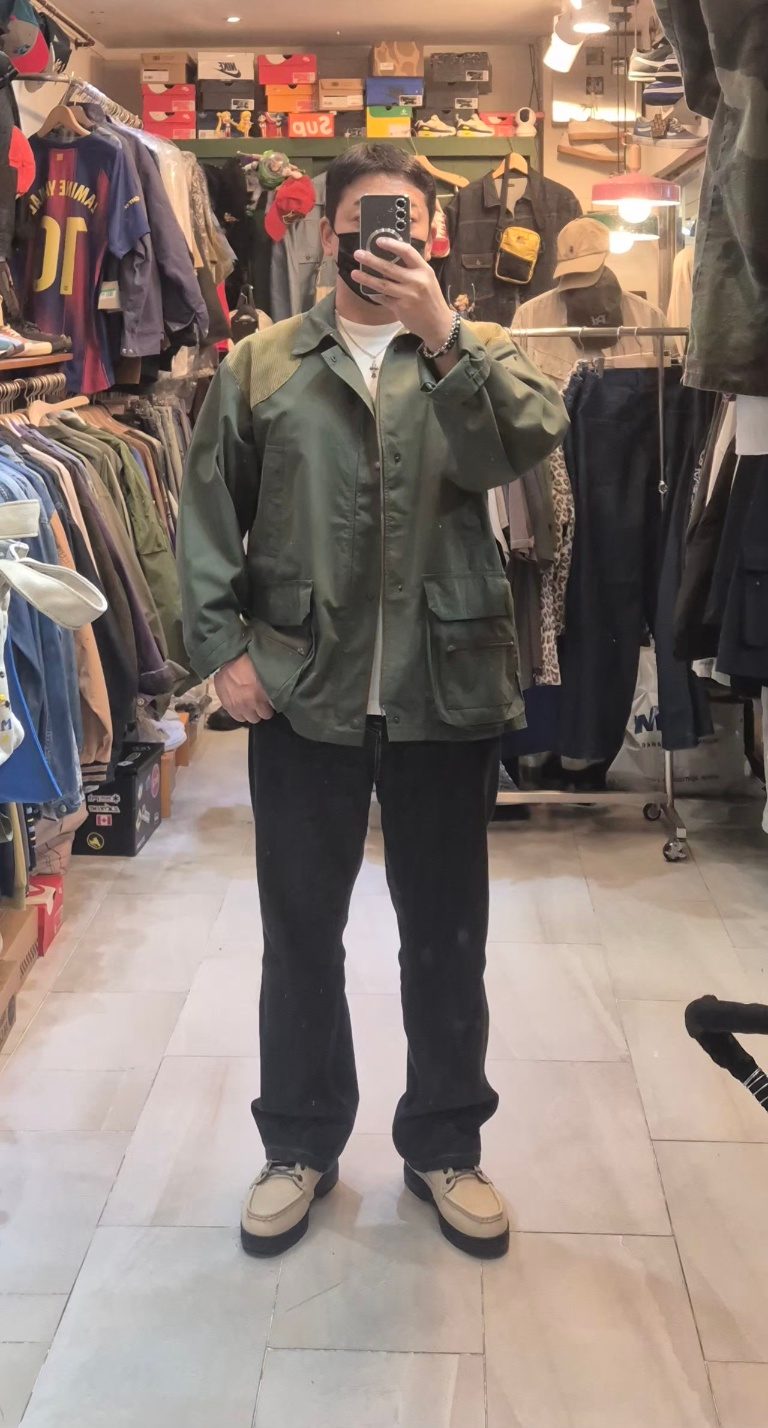 Decathlon 80s 프렌치 헌팅 워크자켓 (코듀로이 숄더패치) 3
