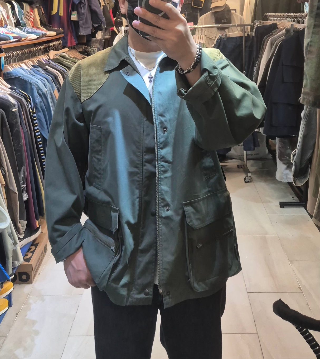 Decathlon 80s 프렌치 헌팅 워크자켓 (코듀로이 숄더패치) 4