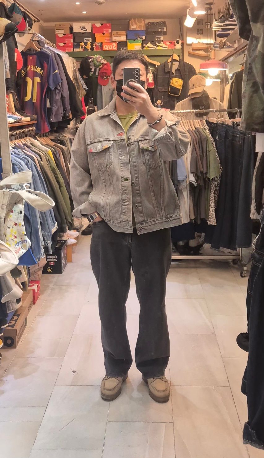 Levi's Silver Tab 커스텀 자수 데님 자켓 6