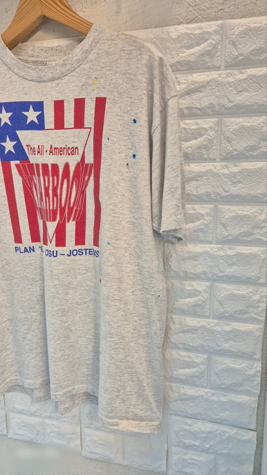 USA 빈티지 페인팅 데미지 티셔츠 2