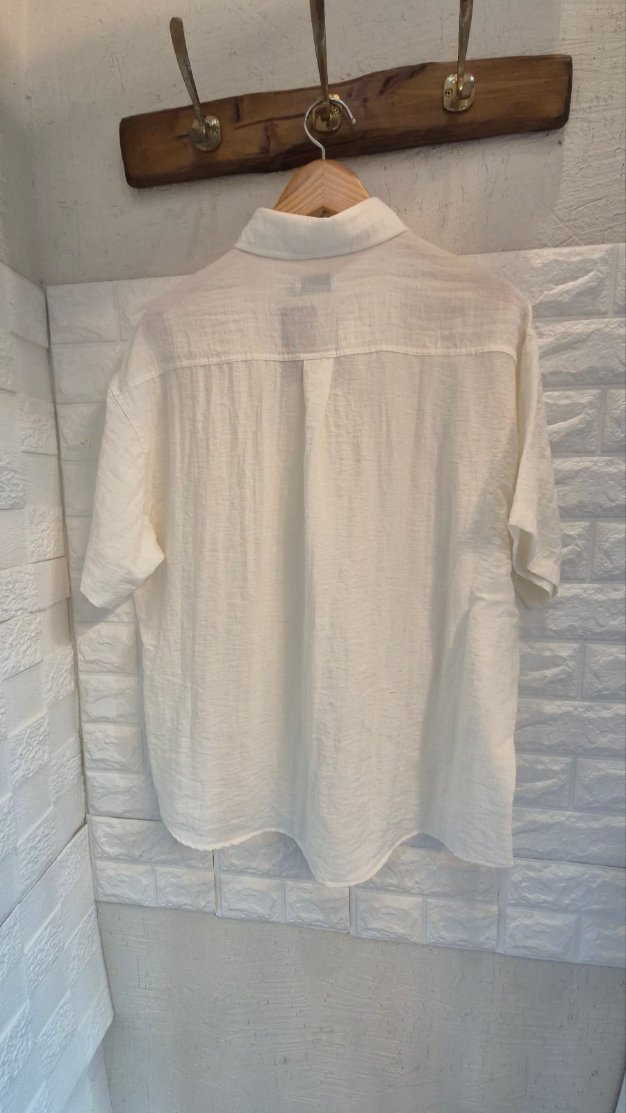 모츠 린넨 워싱셔츠 화이트 3