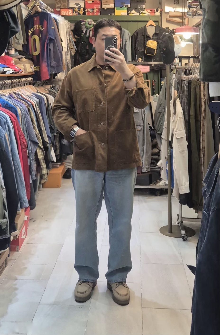 브라운 코듀로이 워크자켓 4